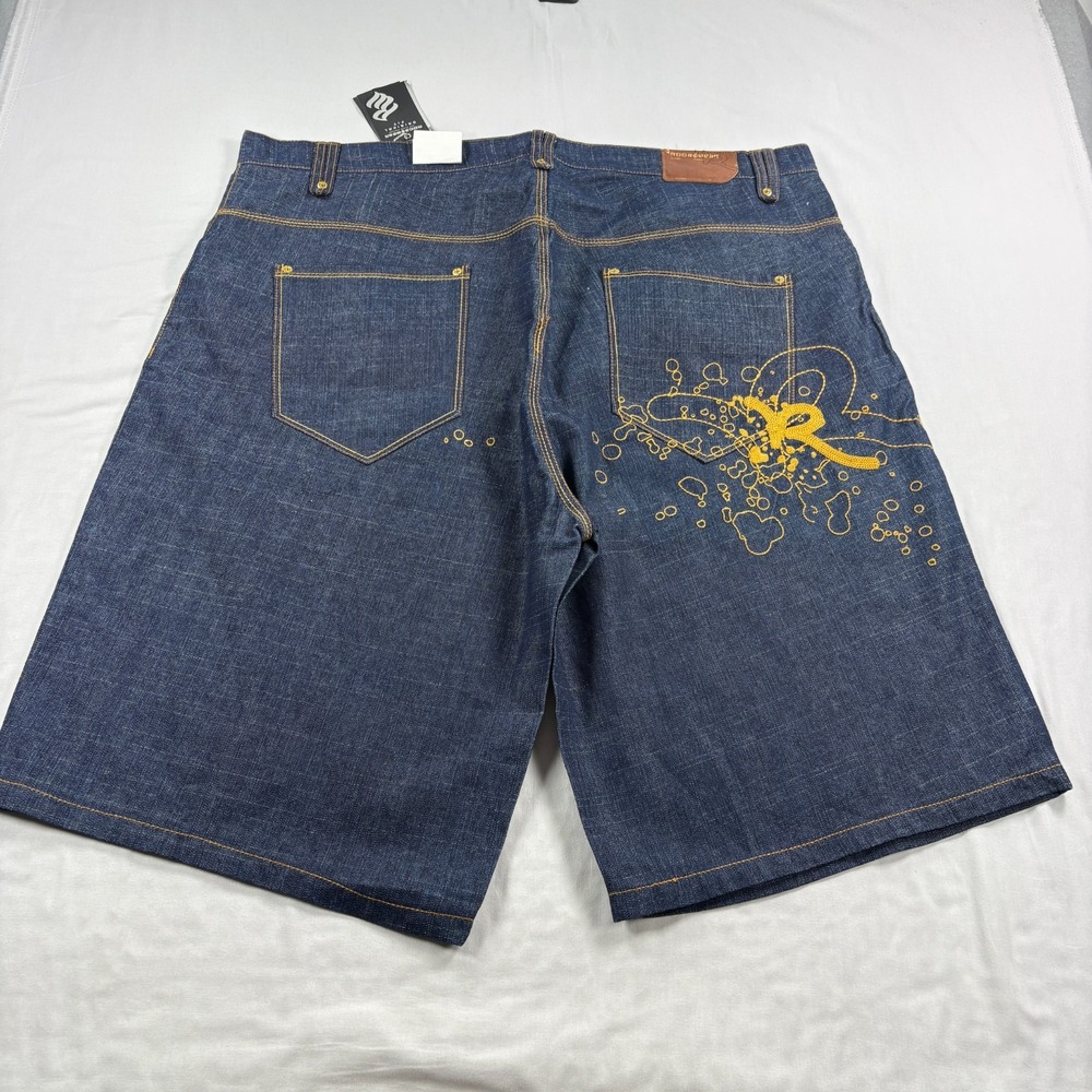 Vintage Rocawear Jean Shorts Men 48 Denim Jorts Baggy Skater Embroidered Y2K NEW